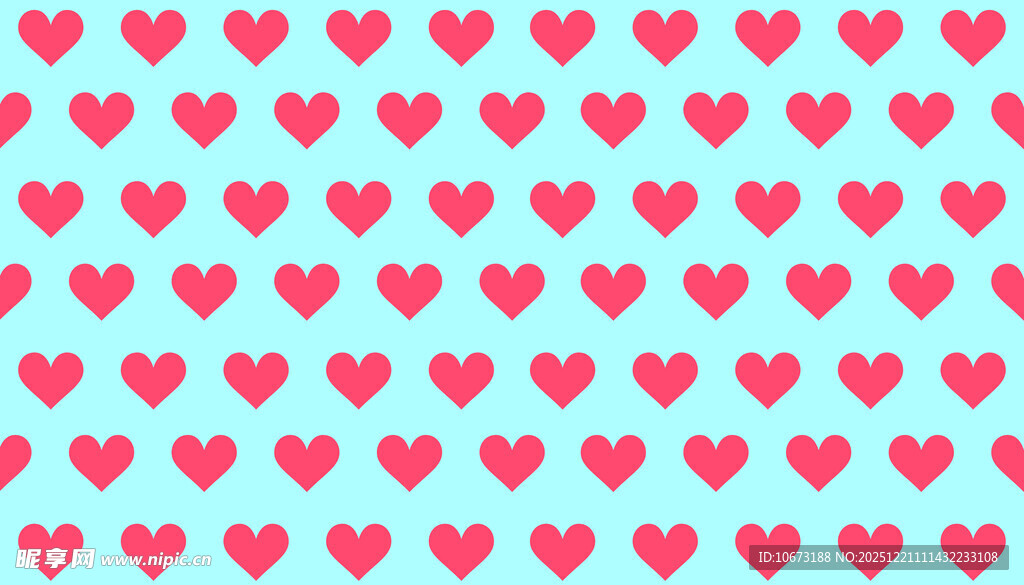 心形图案背景