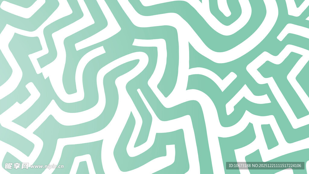 浅绿色迷宫图案纹理