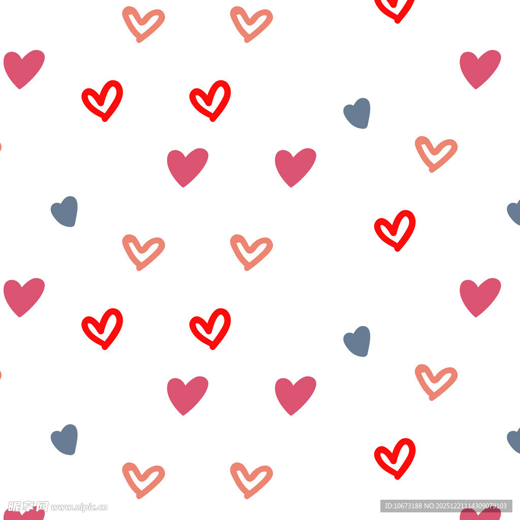 爱心图案背景