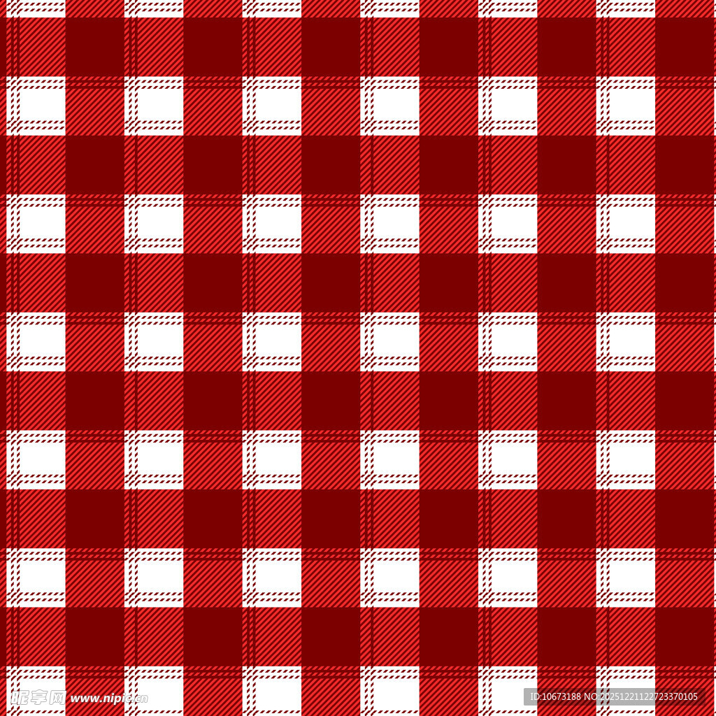 红白格子图案背景