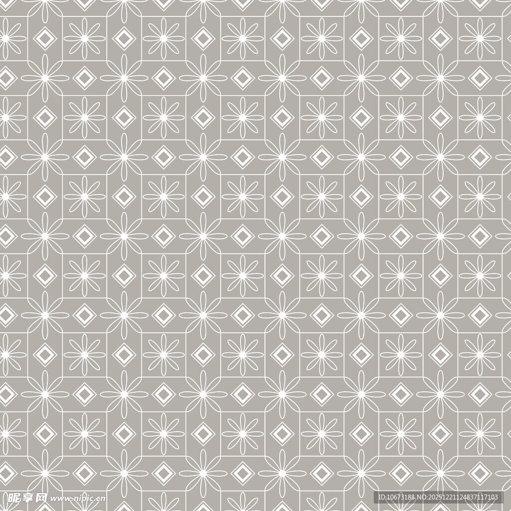 简约几何花纹背景图案