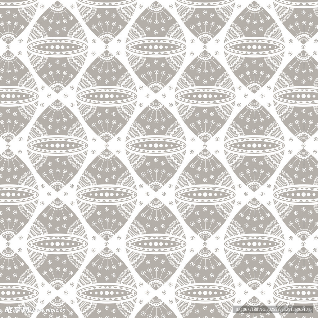 几何花纹无缝图案背景