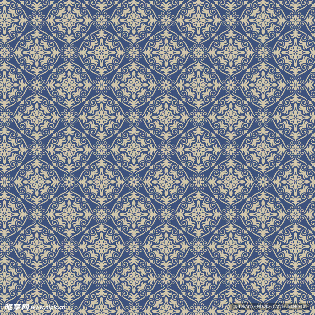 蓝白几何图案纹理背景