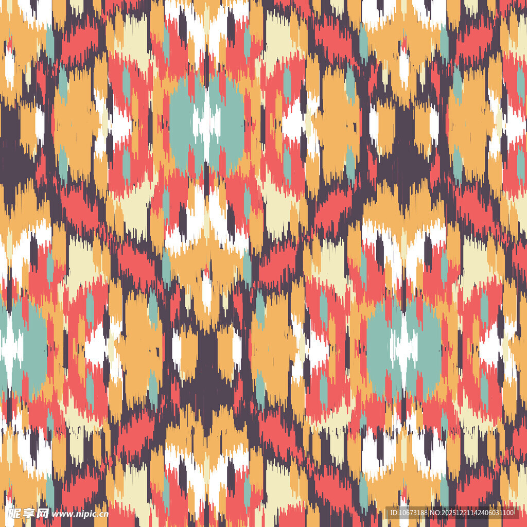 多彩几何民族风图案纹理