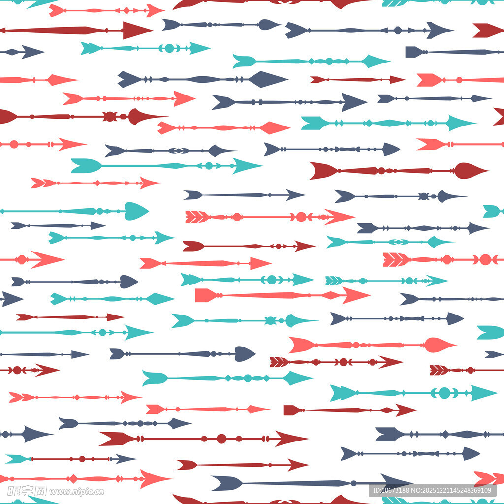 多彩箭头图案背景纹理