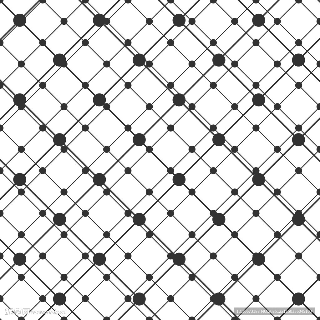 黑白几何网格图案背景