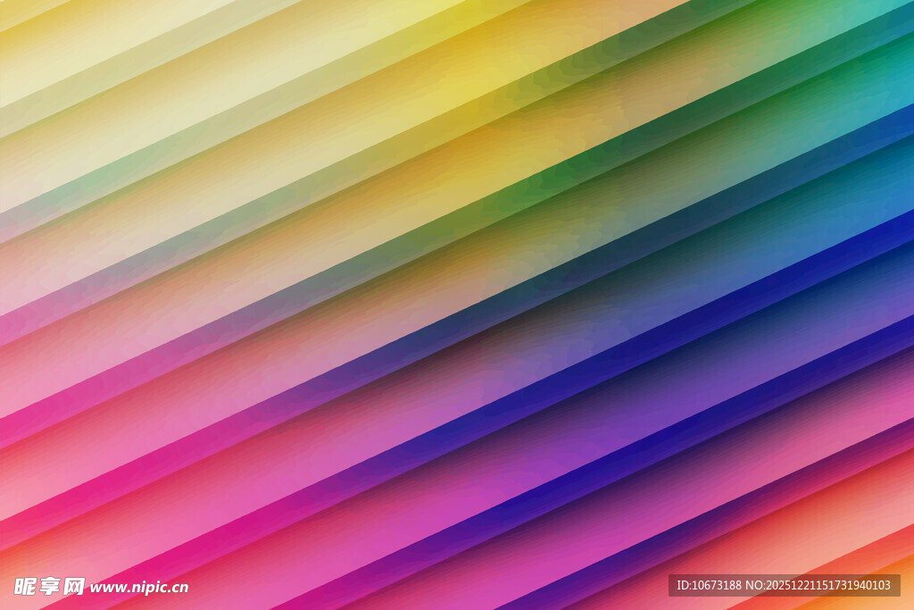 多彩渐变条纹背景图