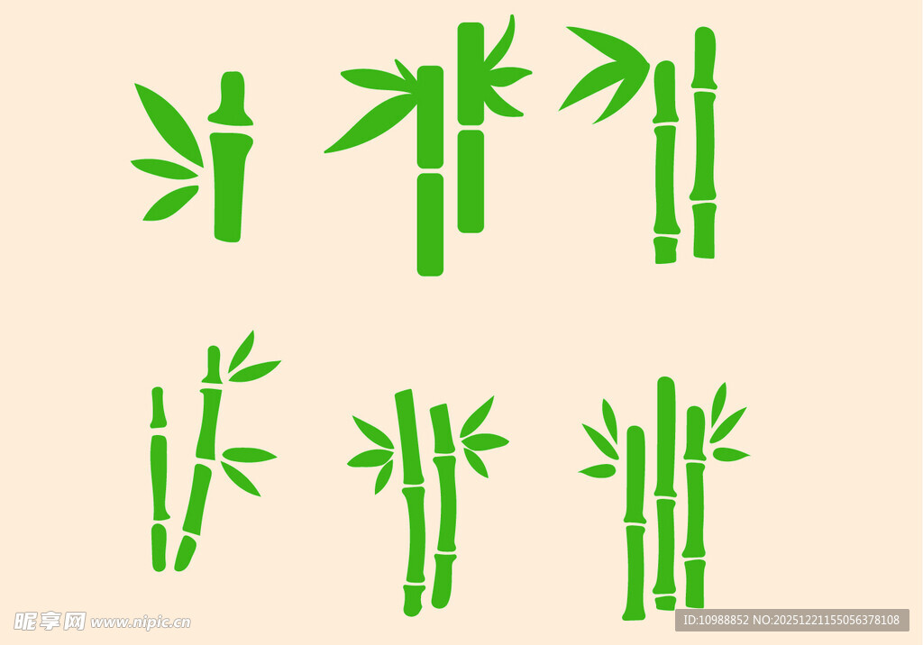 竹子图案