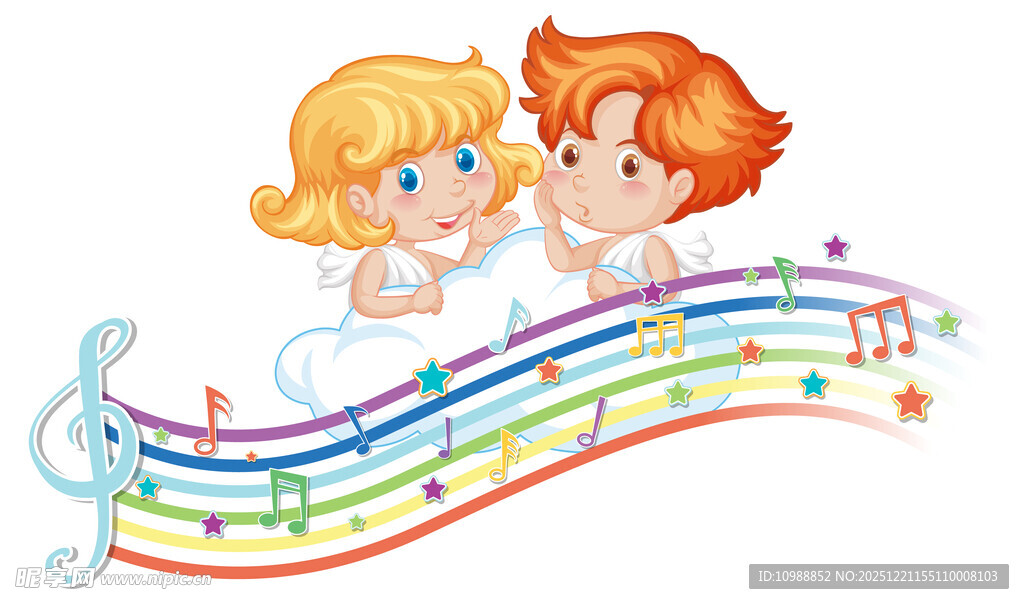 儿童音乐插图