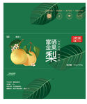 蜜雪梨宣传海报