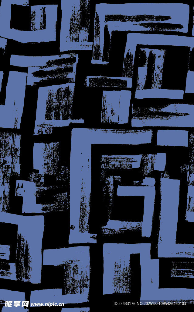 抽象几何图案艺术画面