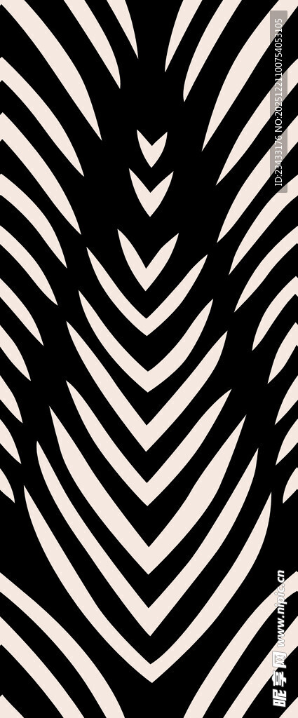 黑白条纹几何图案背景