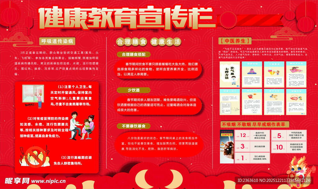 健康就医宣传栏