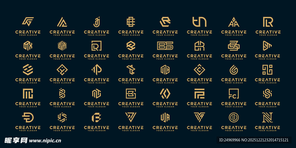 多样货币符号集合展示