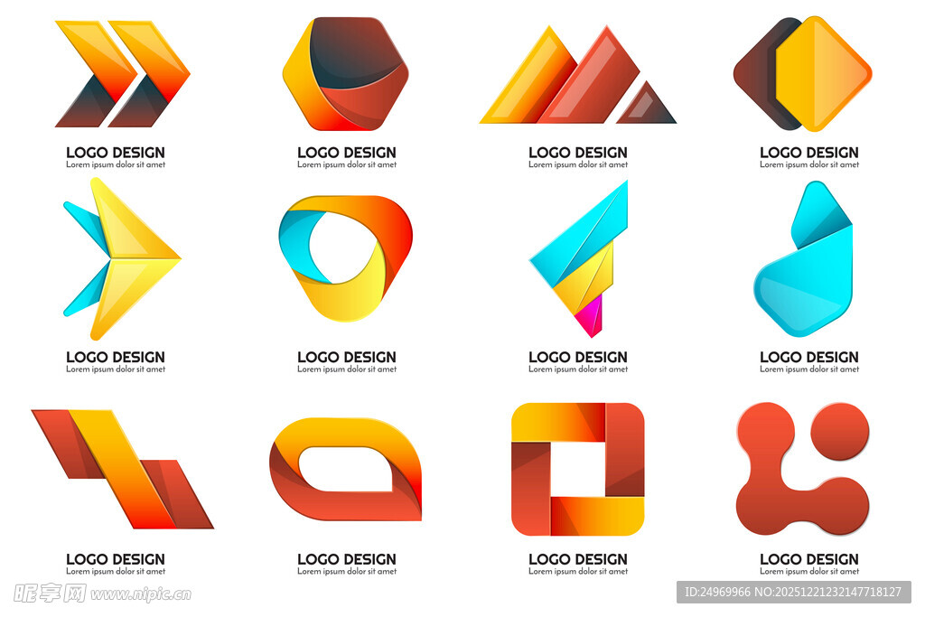 多样几何图形设计元素