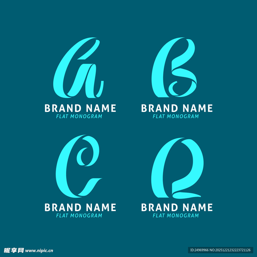 创意字母品牌标志设计