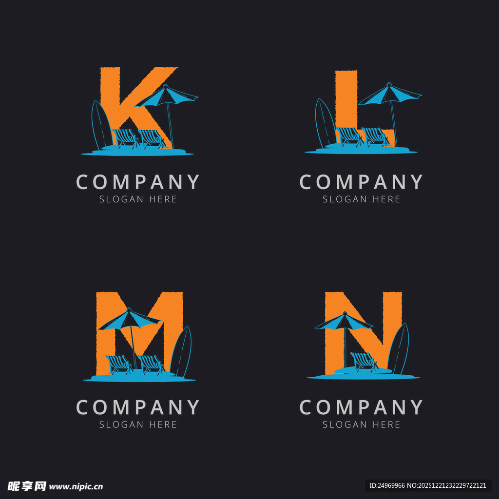 简约字母标志设计集合