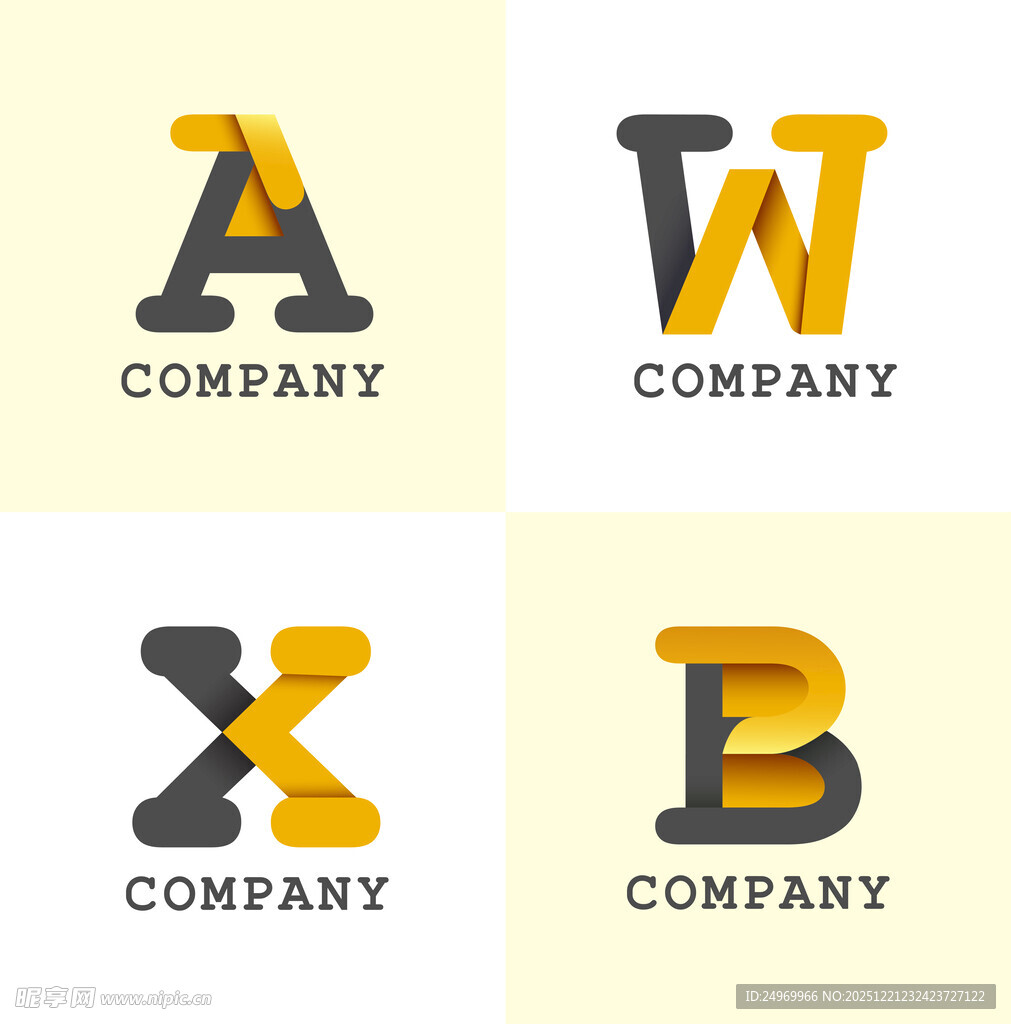 创意字母公司标志设计