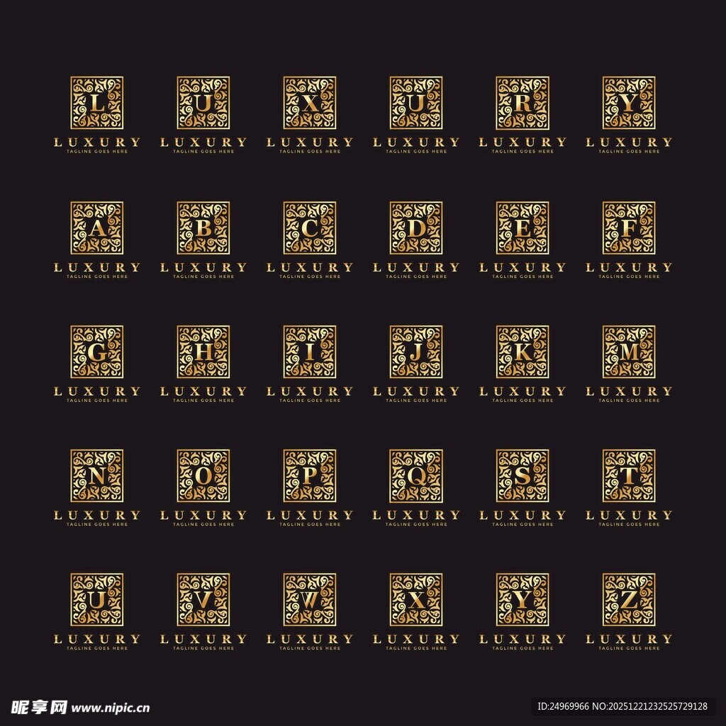 复古风格图标集合