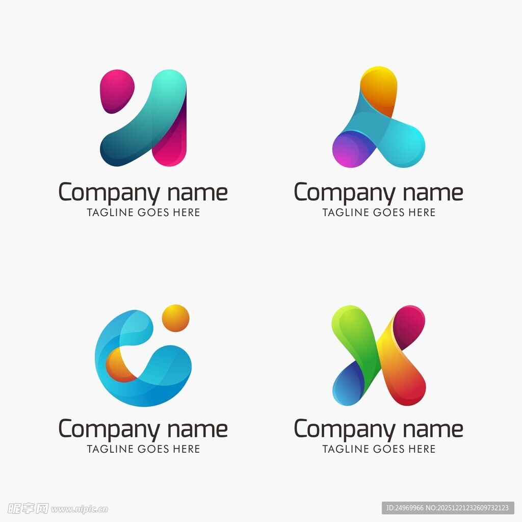 多彩创意公司标志设计