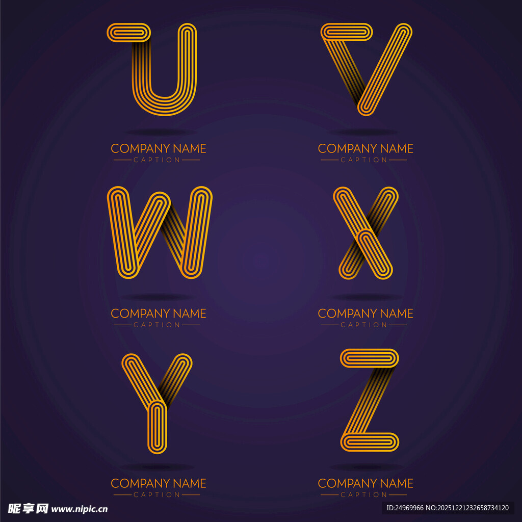 创意字母设计展示