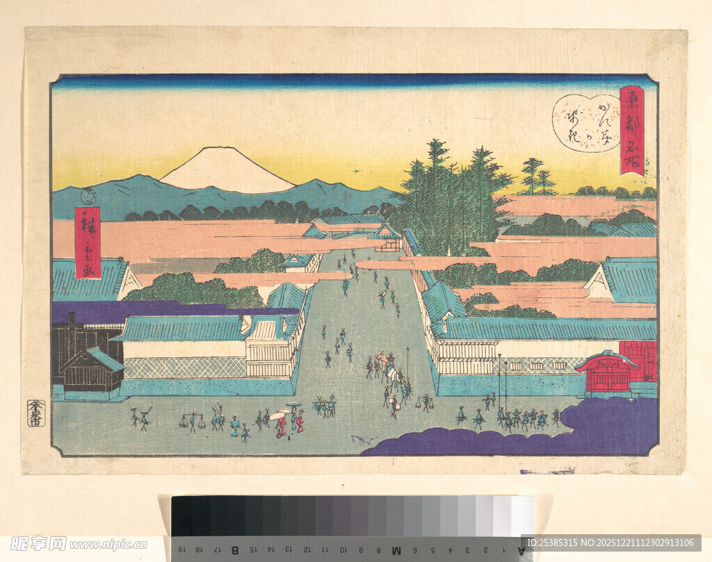 日本浮世绘风景画作