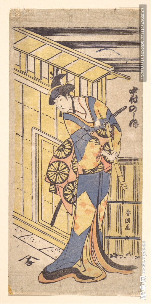 日本传统武士绘画形象
