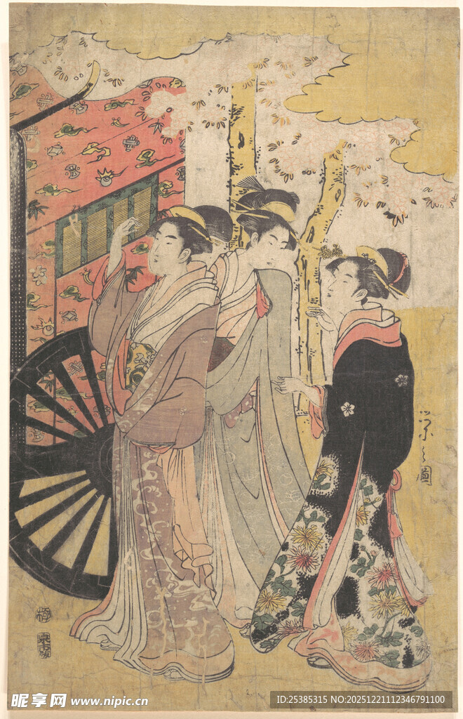 日本传统艺伎出行场景