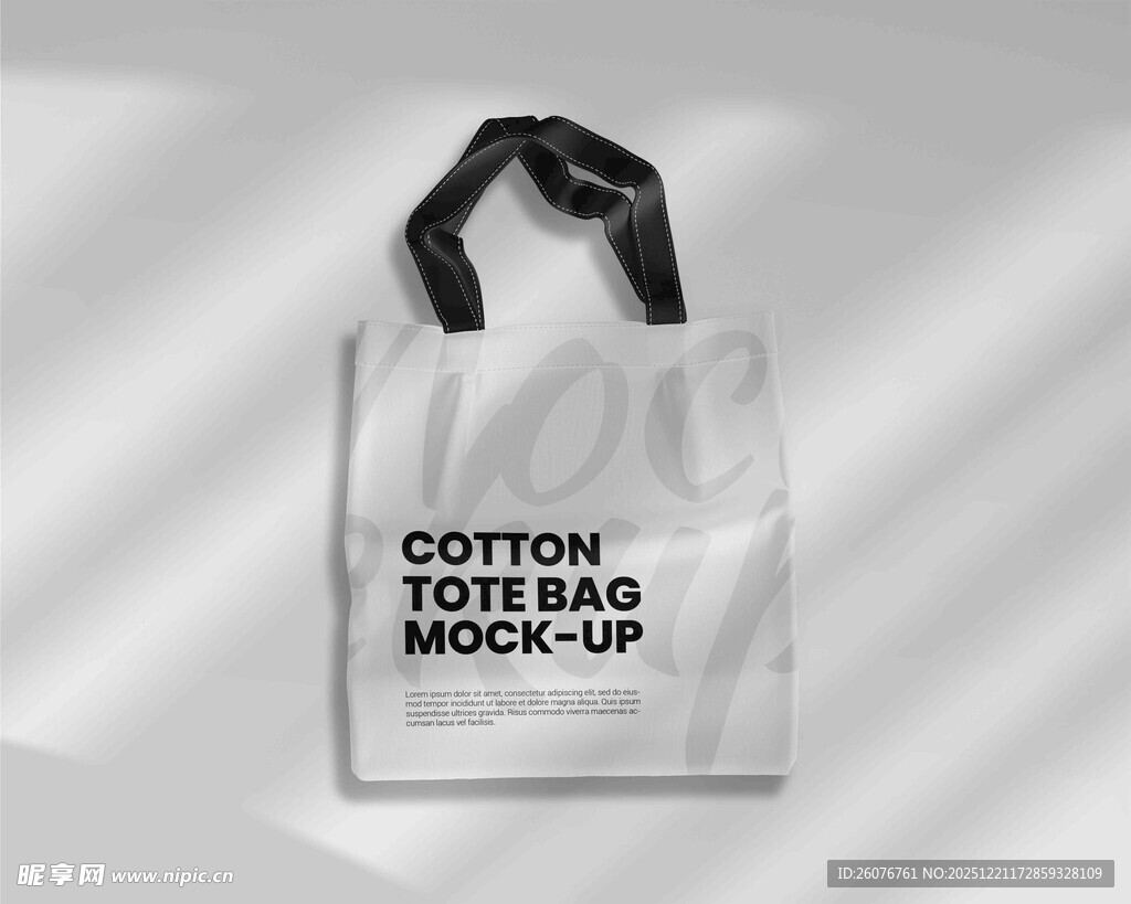 帆布袋样机图片