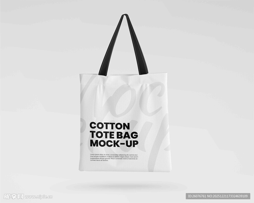 帆布袋样机图片