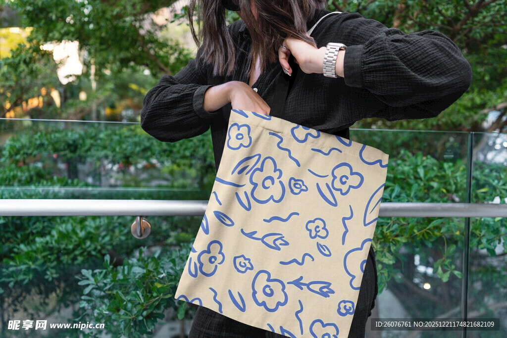 帆布袋样机图片