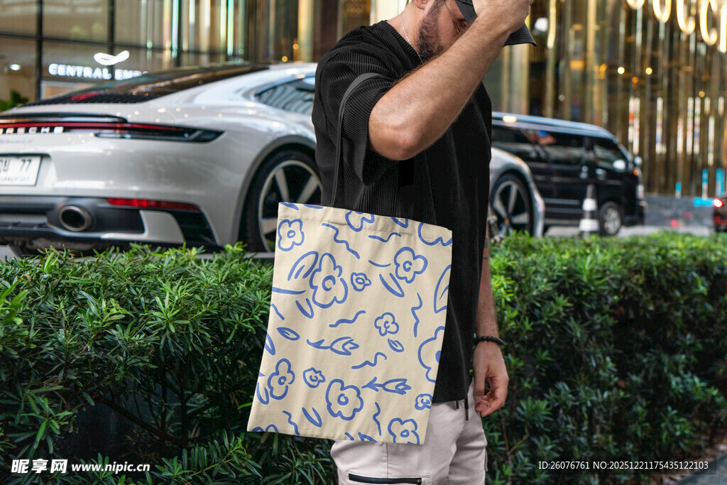 帆布袋样机图片