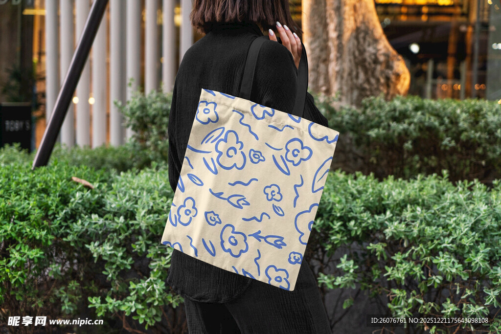 帆布袋样机图片