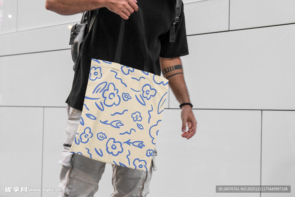 帆布袋样机图片