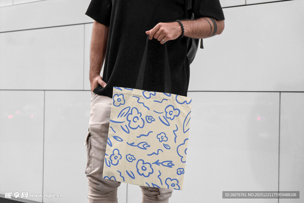 帆布袋样机图片