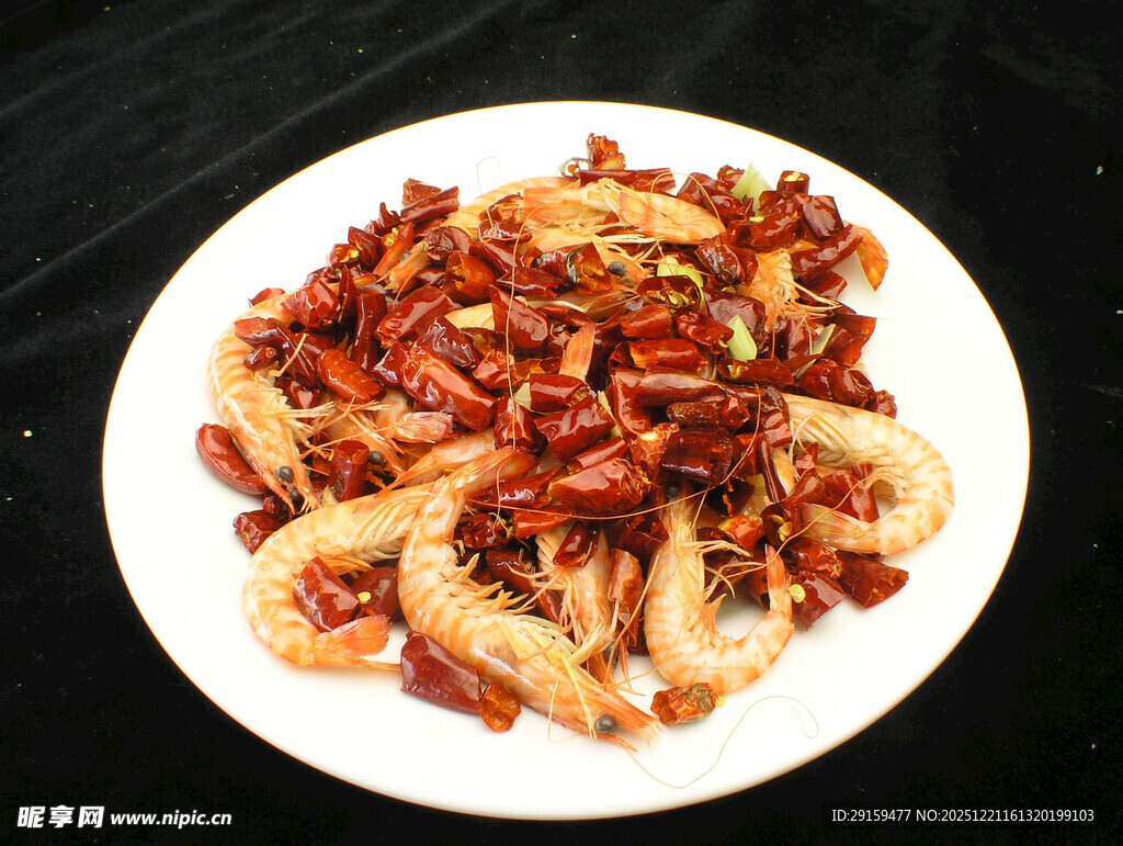 美味香辣虾仁干