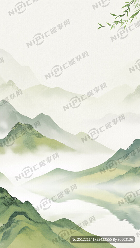 中国风背景海报  无字