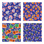 卡通图案布料纹理