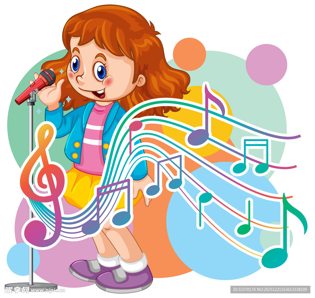 儿童音乐插图