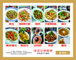 多样美味菜肴展示