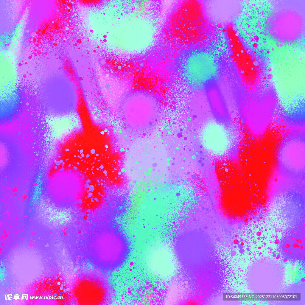梦幻多彩抽象艺术背景图