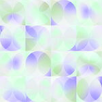 梦幻渐变几何图案背景