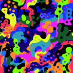 多彩抽象流体艺术图案