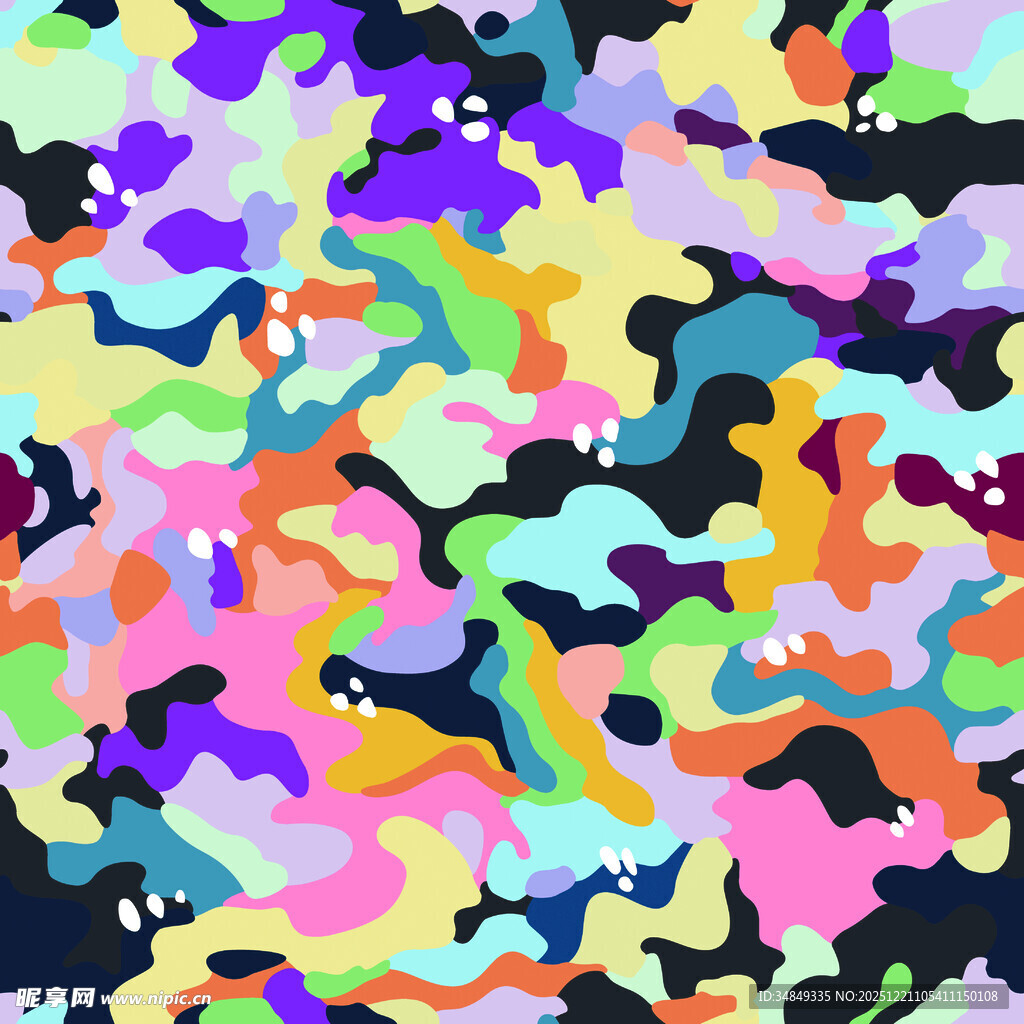 多彩抽象几何图案背景