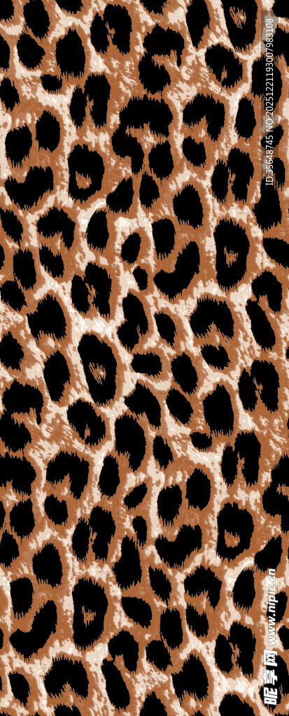 豹纹图案纹理背景