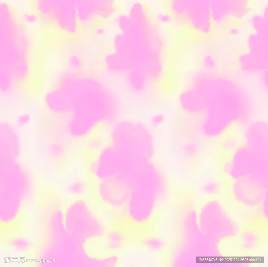 梦幻粉黄渐变抽象图案