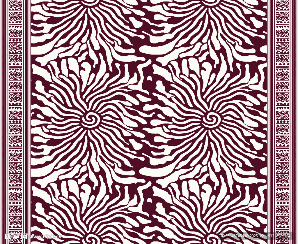 复古花纹图案设计