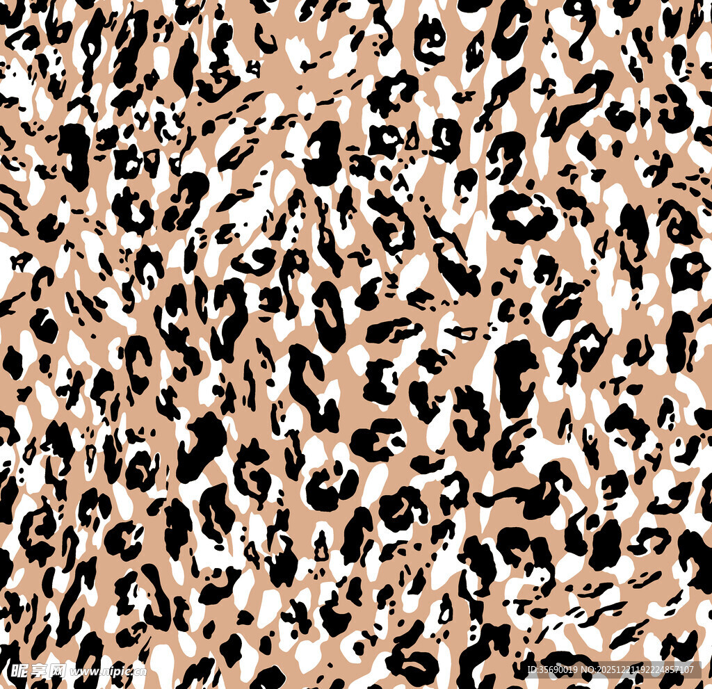 豹纹图案布料纹理