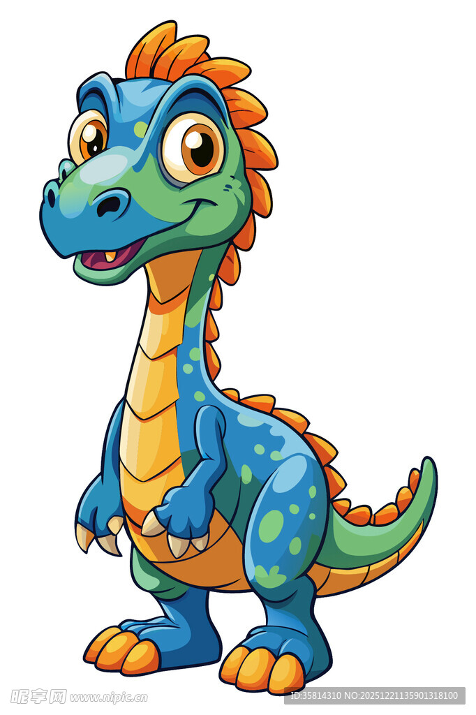 可爱卡通恐龙形象