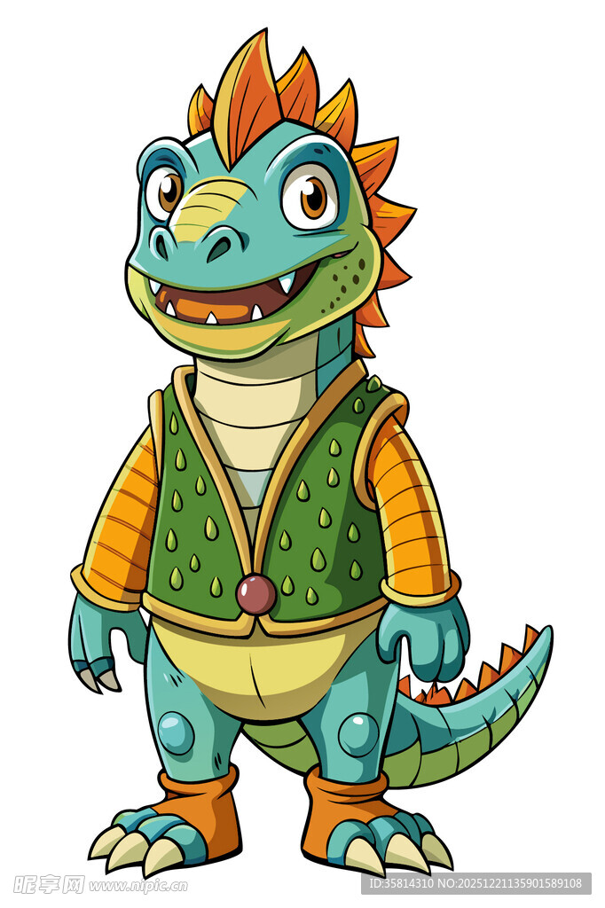 可爱恐龙卡通形象